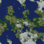 Randomly generated world map #4