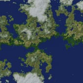 Randomly generated world map #5